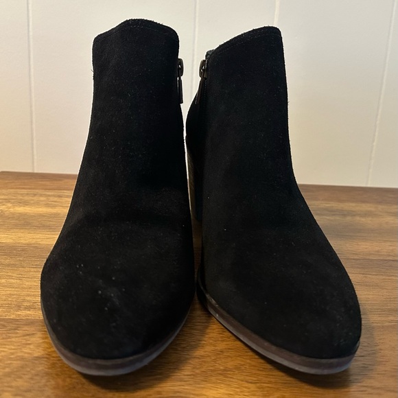 Lucky Brand Black Suede Ankle Booties - Picture 3 of 4